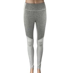 Outdoor Voices Women's Gray Colorblock Yoga Workout Athletic Leggings Pants S